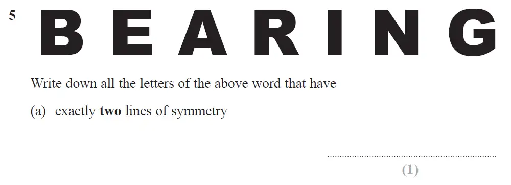 Question 05 - Edexcel IGCSE Maths Past Papers - B Calculator June 2018 - Paper 1