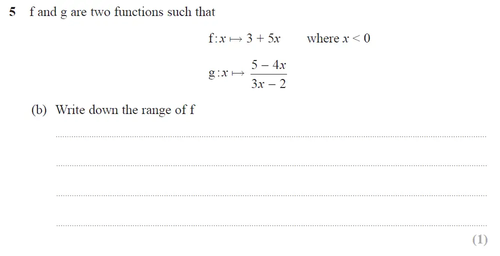 Question 10 - Edexcel IGCSE Maths Past Papers - B Calculator June 2018 - Paper 2