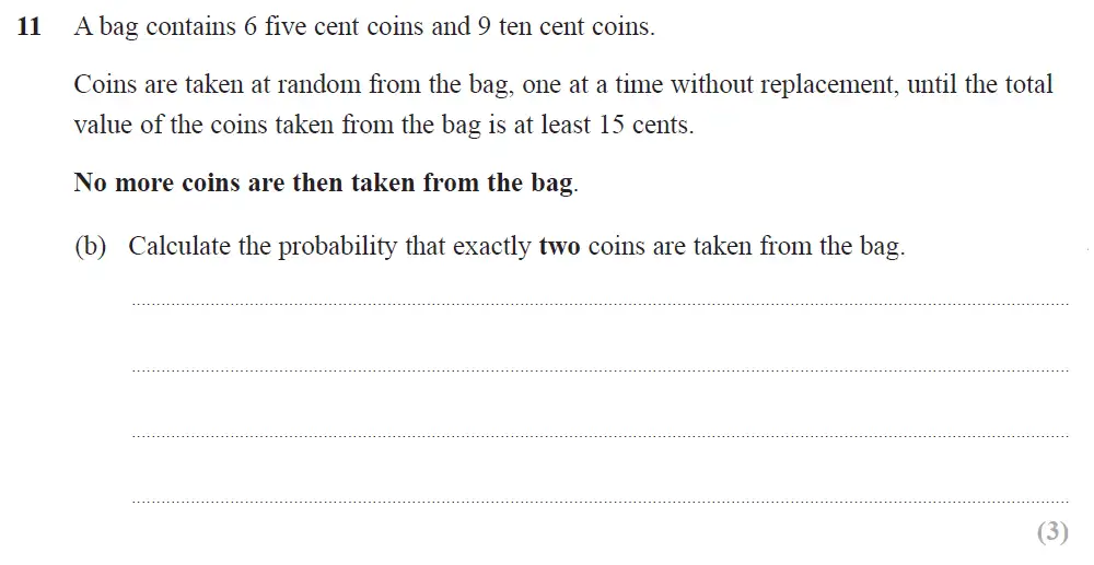 Question 34 - Edexcel IGCSE Maths Past Papers - B Calculator June 2018 - Paper 2