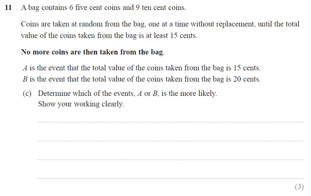 Question 35 - Edexcel IGCSE Maths Past Papers - B Calculator June 2018 - Paper 2