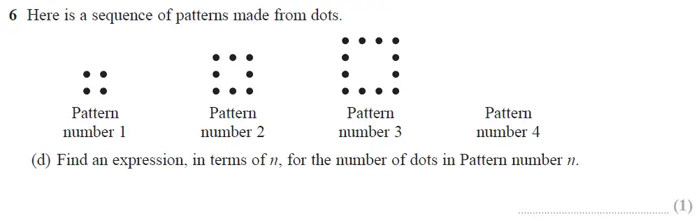 Question 12 - Edexcel IGCSE Maths Past Papers - Foundation Calculator June 2018 - Paper 2