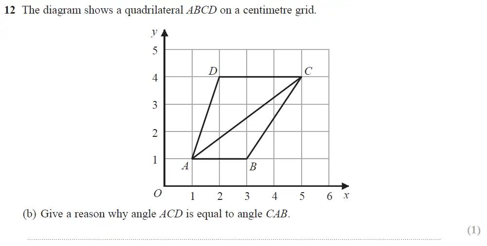 Question 27 - Edexcel IGCSE Maths Past Papers - Foundation Calculator June 2018 - Paper 2