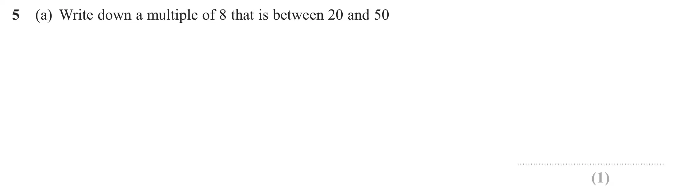 Question 5(a) - Edexcel IGCSE Maths Past Papers - Foundation Calculator June 2018 - Paper 2
