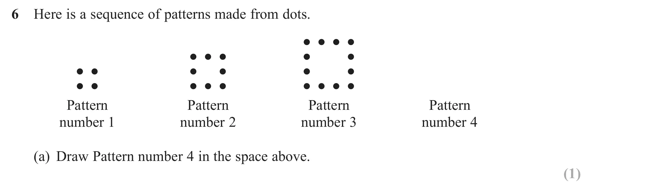Question 6(a) - Edexcel IGCSE Maths Past Papers - Foundation Calculator June 2018 - Paper 2