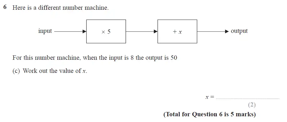 Question 11 - Edexcel IGCSE Maths Past Papers - Foundation Resit Calculator June 2018 - Paper 1