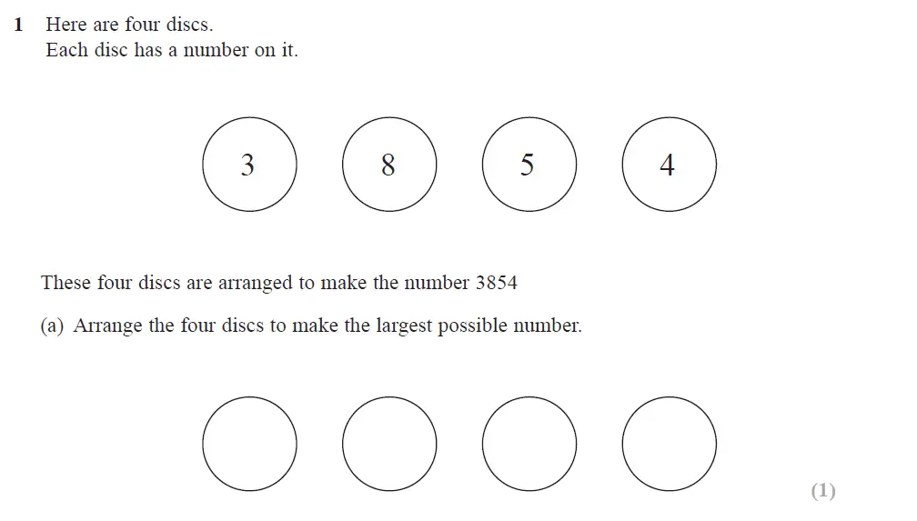 Question 01 - Edexcel IGCSE Maths Past Papers - Foundation Resit Calculator June 2018 - Paper 2