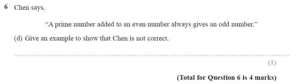 Question 20 - Edexcel IGCSE Maths Past Papers - Foundation Resit Calculator June 2018 - Paper 2