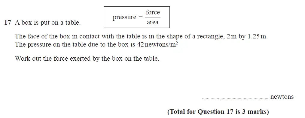 Question 38 - Edexcel IGCSE Maths Past Papers - Foundation Resit Calculator June 2018 - Paper 2