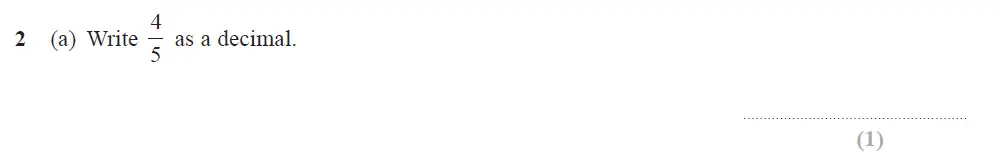 Question 04 - Edexcel IGCSE Maths Past Papers - Foundation Resit Calculator June 2018 - Paper 2