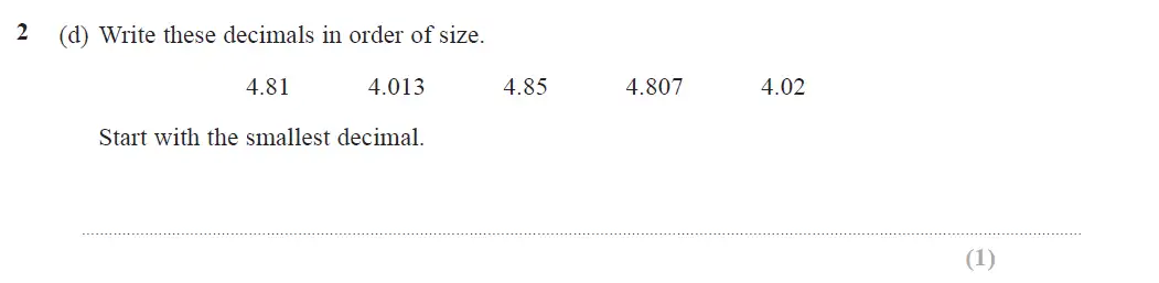 Question 07 - Edexcel IGCSE Maths Past Papers - Foundation Resit Calculator June 2018 - Paper 2