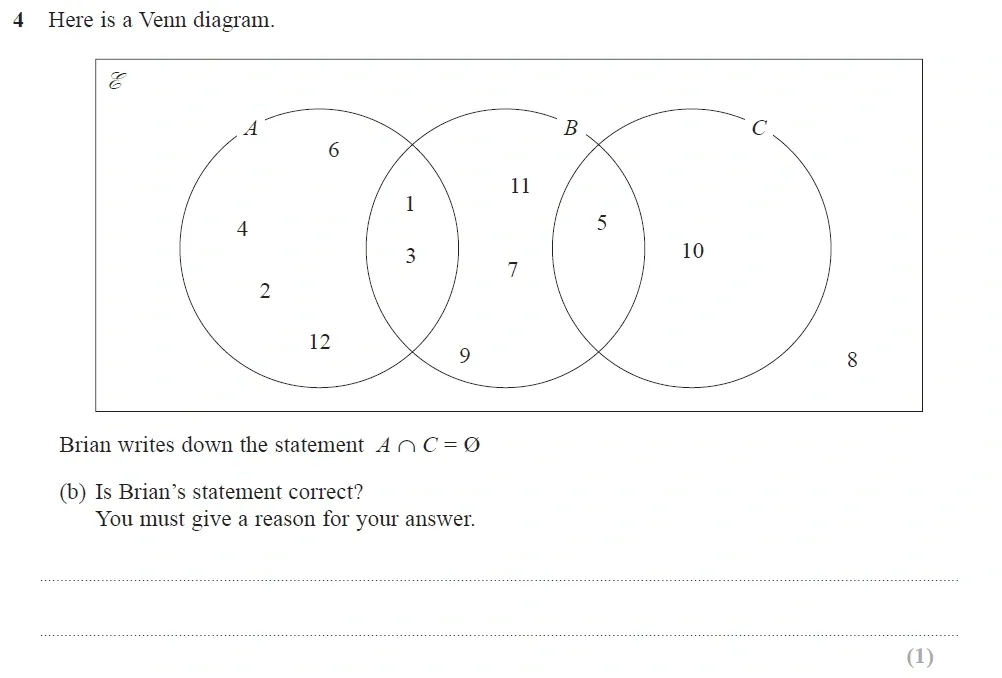 Question 04(b) - Edexcel IGCSE Maths Past Papers - Higher Calculator June 2018 - Paper 1