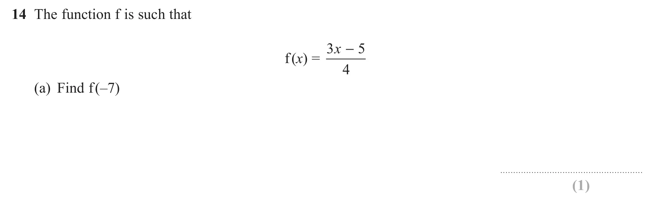 Question 14(a) - Edexcel IGCSE Maths Past Papers - Higher Calculator June 2018 - Paper 1