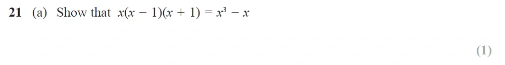 Question 21(a) - Edexcel IGCSE Maths Past Papers - Higher Resit Calculator June 2018 - Paper 1