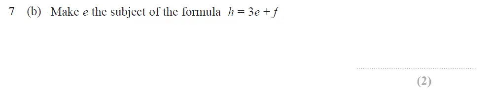Question 11 - Edexcel IGCSE Maths Past Papers - Higher Resit Calculator June 2018 - Paper 2