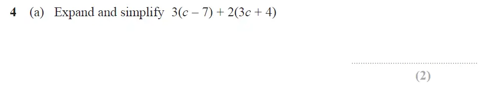 Question 04 - Edexcel IGCSE Maths Past Papers - Higher Resit Calculator June 2018 - Paper 2