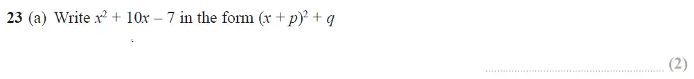 Question 27 - Edexcel IGCSE Maths Past Papers - B Resit Calculator June 2018 - Paper 1