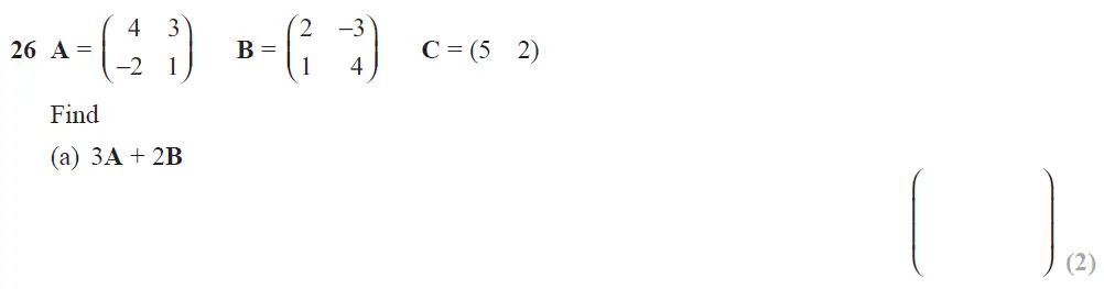 Question 34 - Edexcel IGCSE Maths Past Papers - B Resit Calculator June 2018 - Paper 1