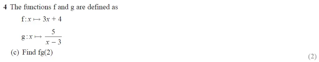 Question 10 - Edexcel IGCSE Maths Past Papers - B Resit Calculator June 2018 - Paper 2