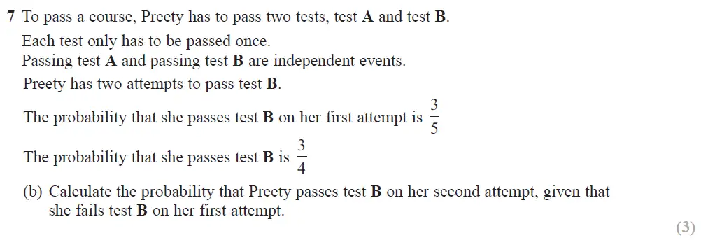 Question 19 - Edexcel IGCSE Maths Past Papers - B Calculator June 2019 - Paper 2