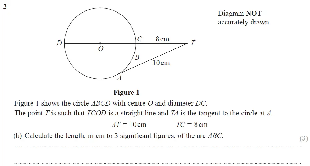 Question 08 - Edexcel IGCSE Maths Past Papers - B Calculator June 2019 - Paper 2