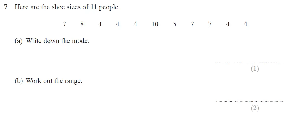 Question 10 - Edexcel IGCSE Maths Past Papers - Foundation Calculator June 2019 - Paper 1