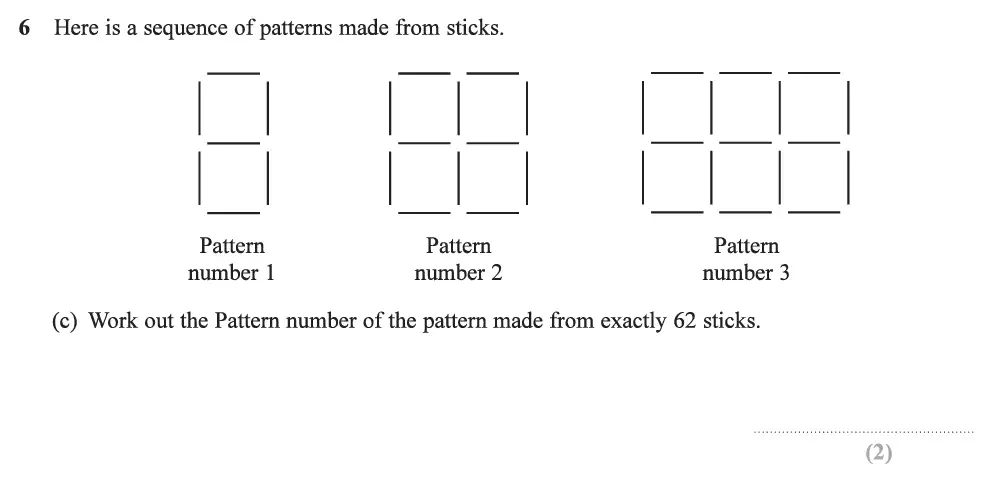 Question 11 - Edexcel IGCSE Maths Past Papers - Foundation Calculator June 2019 - Paper 2