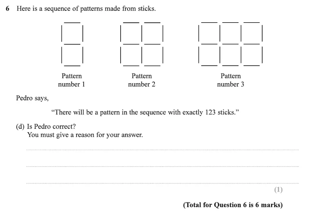 Question 12 - Edexcel IGCSE Maths Past Papers - Foundation Calculator June 2019 - Paper 2