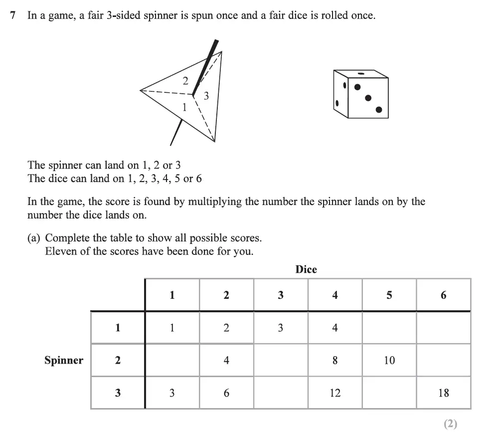 Question 13 - Edexcel IGCSE Maths Past Papers - Foundation Calculator June 2019 - Paper 2