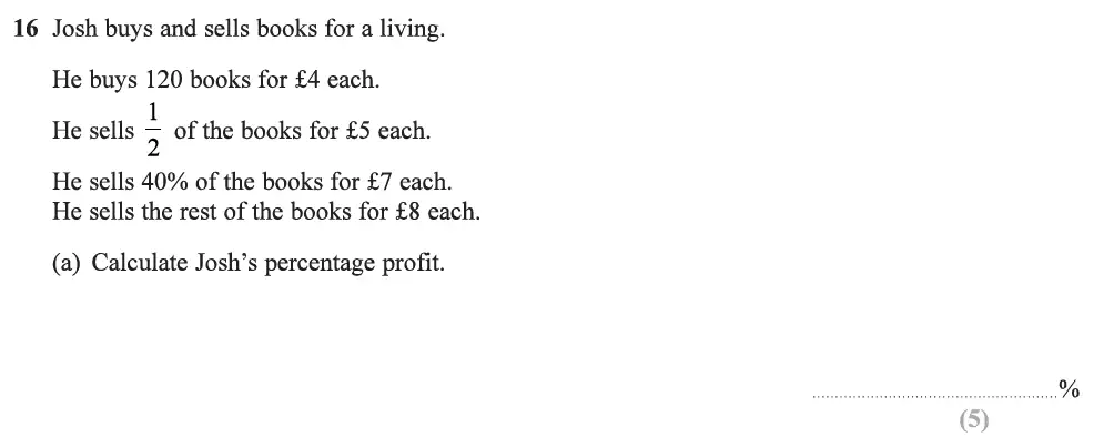 Question 27 - Edexcel IGCSE Maths Past Papers - Foundation Calculator June 2019 - Paper 2