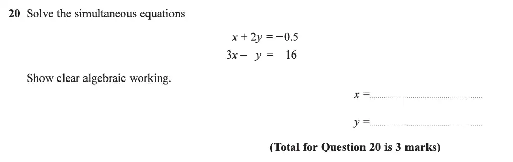 Question 32 - Edexcel IGCSE Maths Past Papers - Foundation Calculator June 2019 - Paper 2
