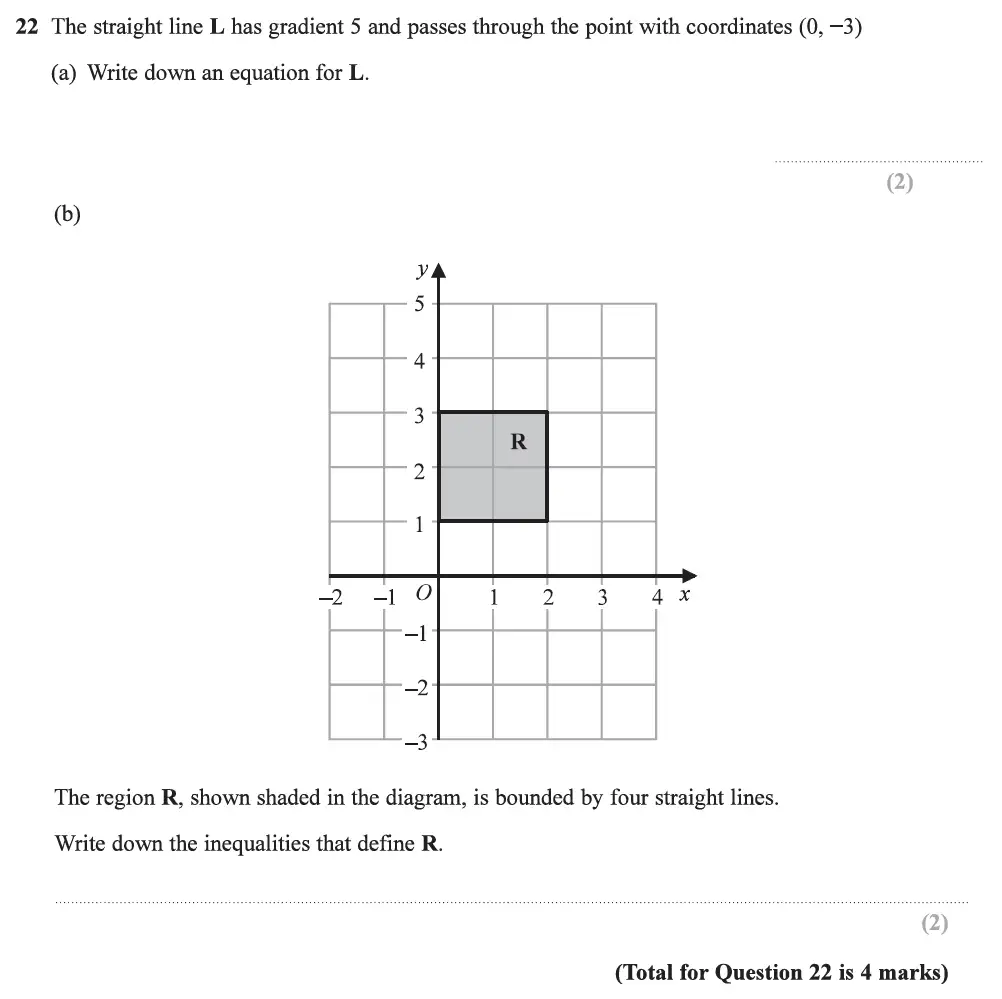 Question 34 - Edexcel IGCSE Maths Past Papers - Foundation Calculator June 2019 - Paper 2