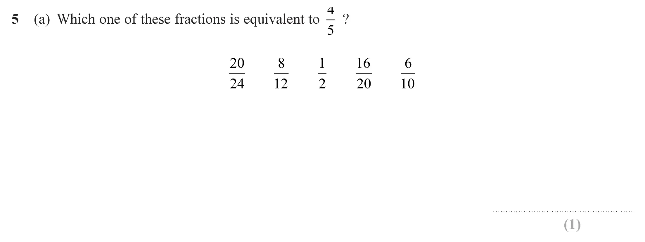 Question 5(a) - Edexcel IGCSE Maths Past Papers - Foundation Calculator June 2019 - Paper 2