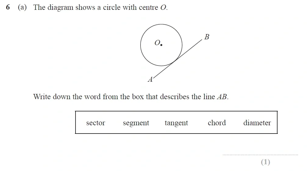 Question 15 - Edexcel IGCSE Maths Past Papers - Foundation Resit Calculator June 2019 - Paper 1