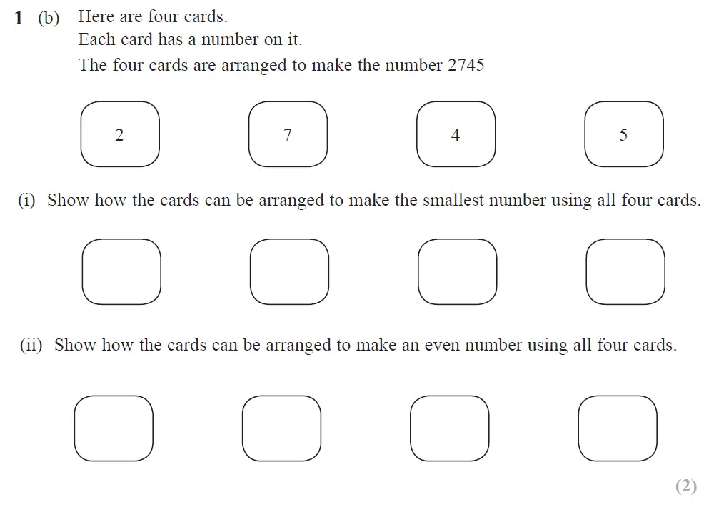 Question 02 - Edexcel IGCSE Maths Past Papers - Foundation Resit Calculator June 2019 - Paper 1