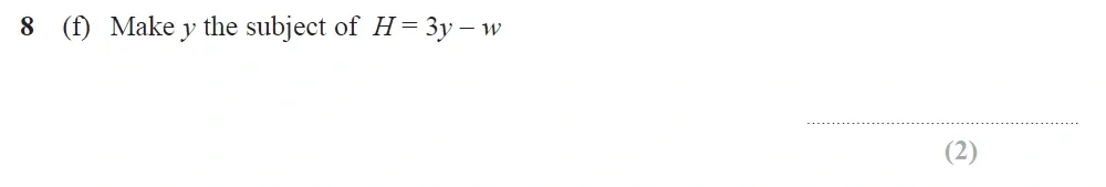 Question 24 - Edexcel IGCSE Maths Past Papers - Foundation Resit Calculator June 2019 - Paper 1
