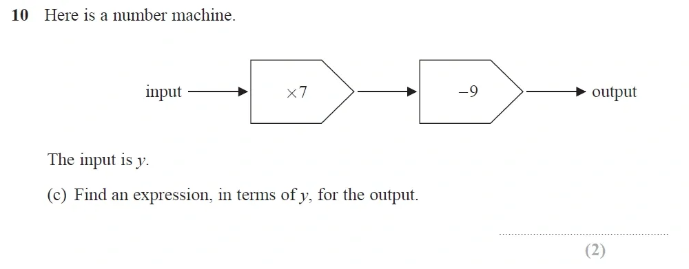 Question 29 - Edexcel IGCSE Maths Past Papers - Foundation Resit Calculator June 2019 - Paper 1