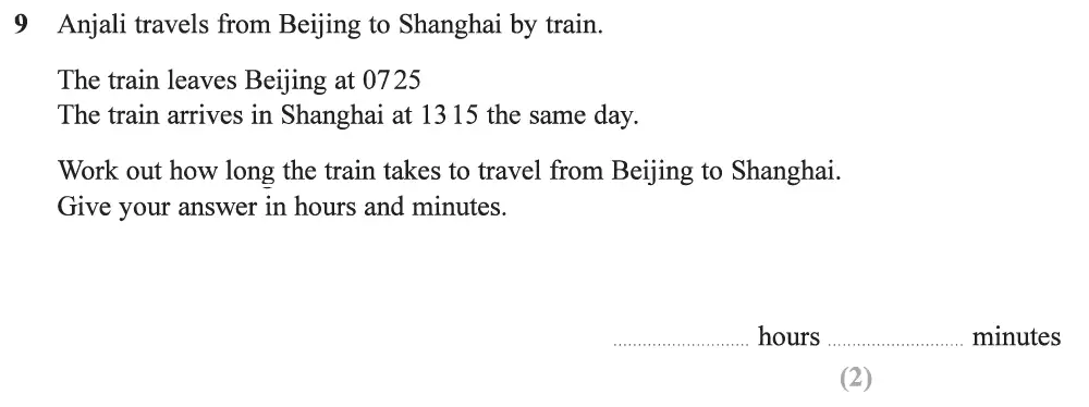 Question 19 - Edexcel IGCSE Maths Past Papers - Foundation Resit Calculator June 2019 - Paper 2