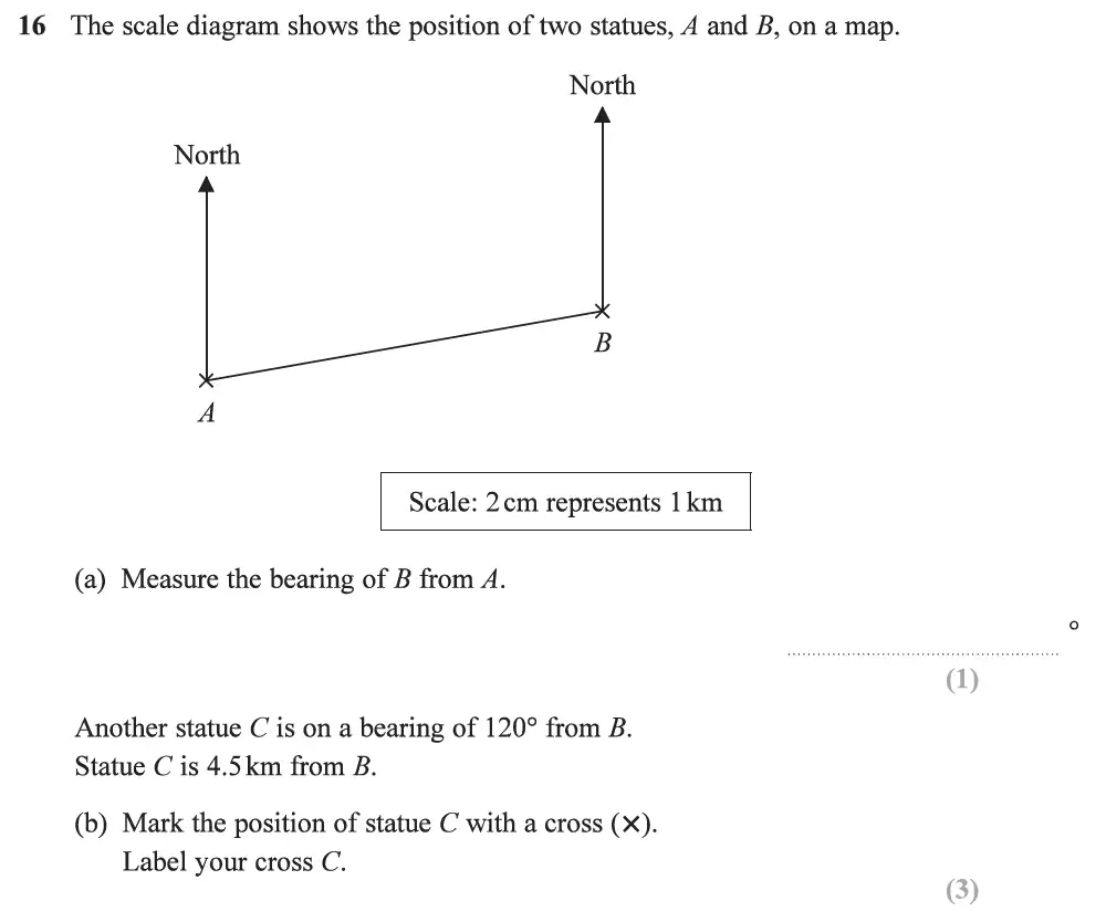 Question 32 - Edexcel IGCSE Maths Past Papers - Foundation Resit Calculator June 2019 - Paper 2