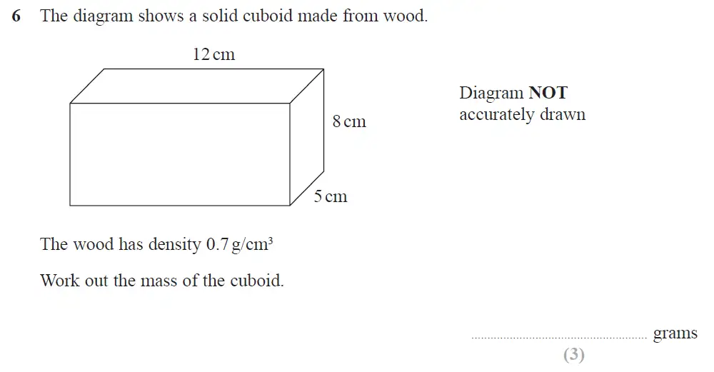 Question 12 - Edexcel IGCSE Maths Past Papers - Higher Calculator June 2019 - Paper 1