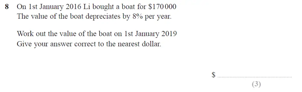 Question 15 - Edexcel IGCSE Maths Past Papers - Higher Calculator June 2019 - Paper 1