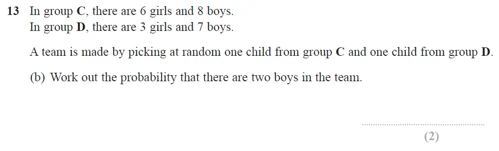 Question 23 - Edexcel IGCSE Maths Past Papers - Higher Calculator June 2019 - Paper 1