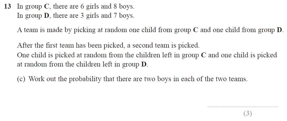 Question 24 - Edexcel IGCSE Maths Past Papers - Higher Calculator June 2019 - Paper 1