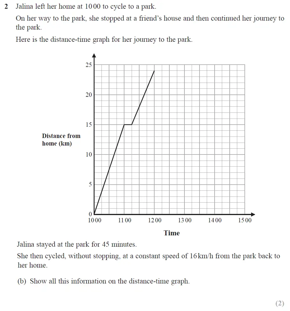 Question 03 - Edexcel IGCSE Maths Past Papers - Higher Calculator June 2019 - Paper 1