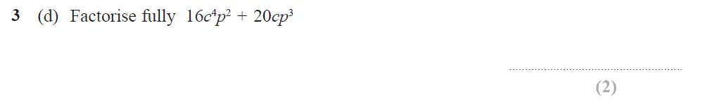 Question 08 - Edexcel IGCSE Maths Past Papers - Higher Calculator June 2019 - Paper 1