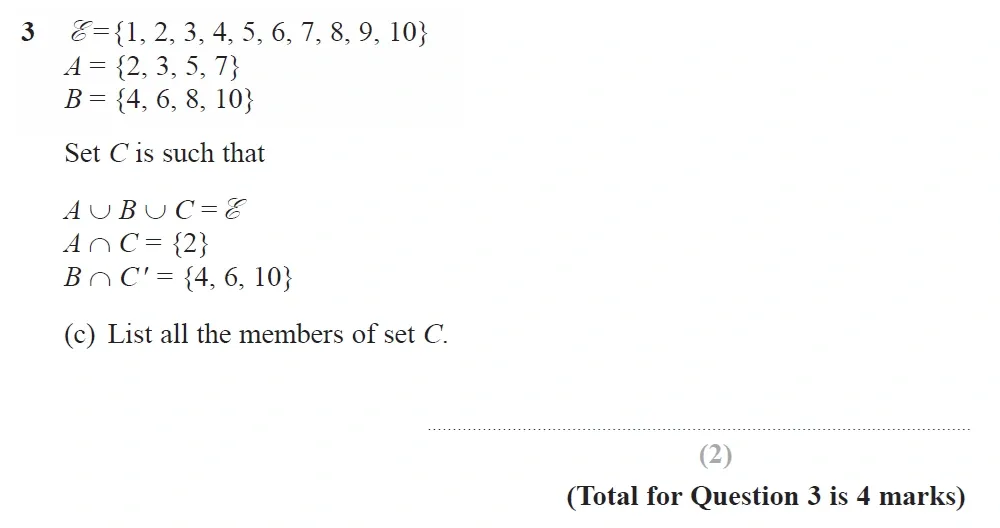 Question 04 - Edexcel IGCSE Maths Past Papers - Higher Calculator June 2019 - Paper 2
