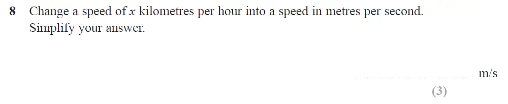 Question 11 - Edexcel IGCSE Maths Past Papers - Higher Calculator June 2019 - Paper 2