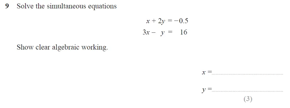 Question 12 - Edexcel IGCSE Maths Past Papers - Higher Calculator June 2019 - Paper 2