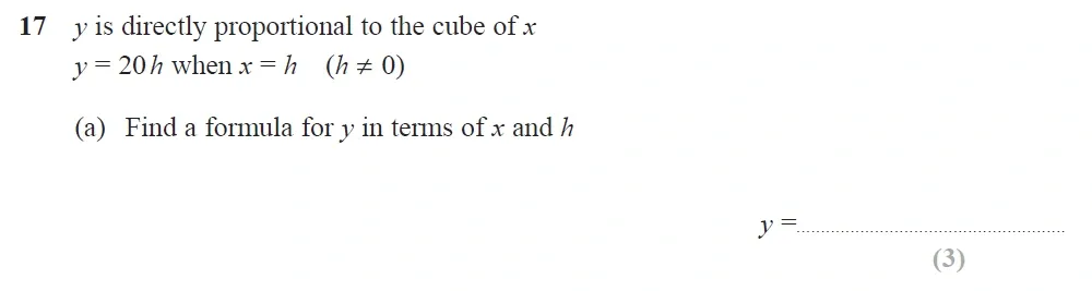 Question 26 - Edexcel IGCSE Maths Past Papers - Higher Calculator June 2019 - Paper 2