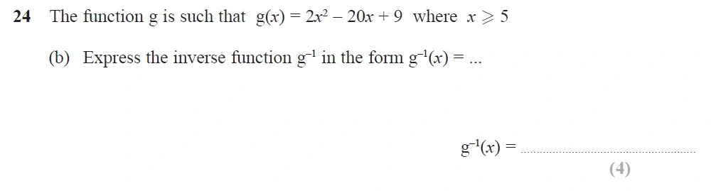 Question 35 - Edexcel IGCSE Maths Past Papers - Higher Calculator June 2019 - Paper 2