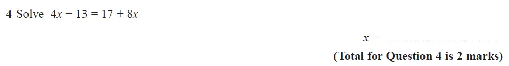 Question 04 - Edexcel IGCSE Maths Past Papers - Higher Resit Calculator June 2019 - Paper 1